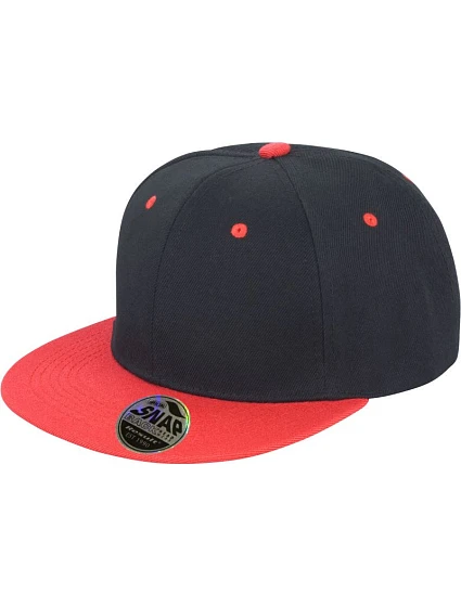Result Headwear RC 082X 6 panelová kšiltovka s plochým kšiltem 28.082X black/red Result Headwear RC 082X 6 panelová kšiltovka s plochým kšiltem 28.082X black/red