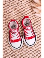 Dětské Klasické Tenisky Nízké BIG STAR HH374196 červené