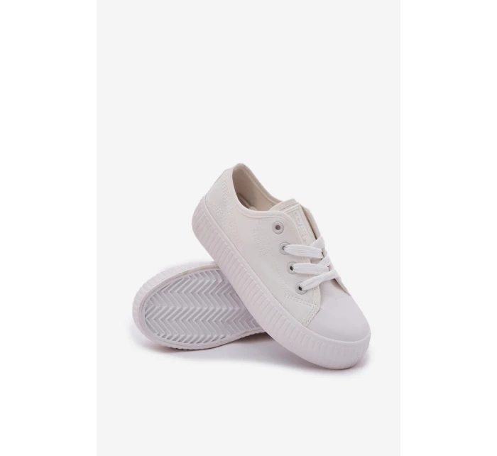 Dětské Šněrovací Boty Big Star model 21693054 Bílé - Big Star Shoes Dětské Šněrovací Boty Big Star model 21693054 Bílé - Big Star Shoes