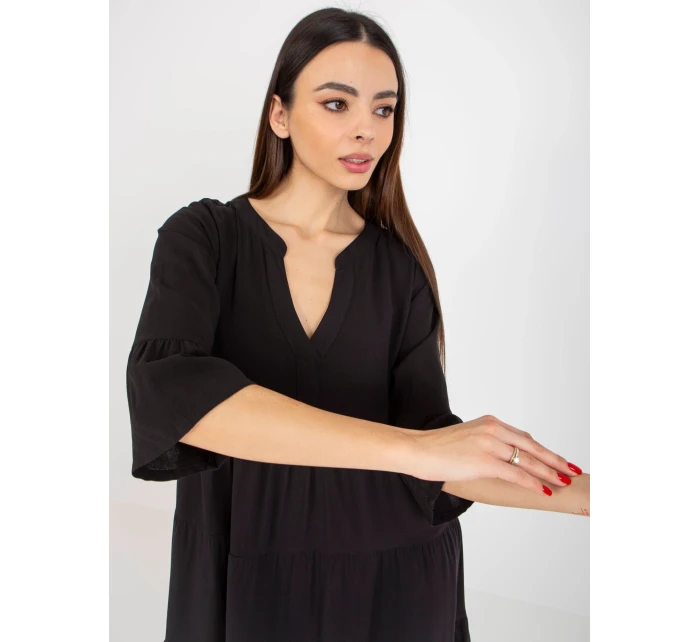 Dámské šaty model 18339365 černé - FPrice