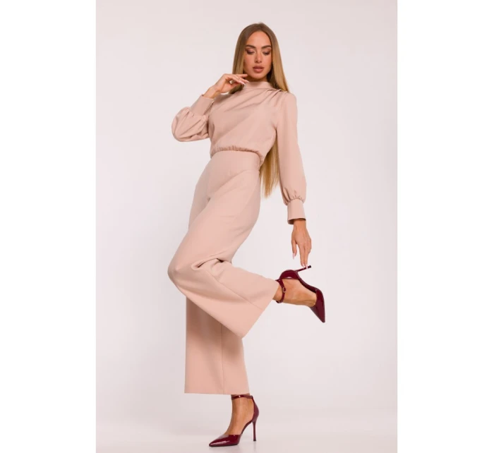 M879 Kombinéza se stojáčkem - béžová