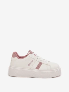 Dámské tenisky na platformě Big Star – bílé