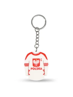 Hokejový dres - klíčenka Polsko (Home) SREBBREKH-PL