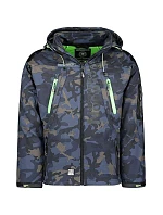 Pánská tmavě modrá softshellová bunda model 22306418 - Geographical Norway Pánská tmavě modrá softshellová bunda model 22306418 - Geographical Norway