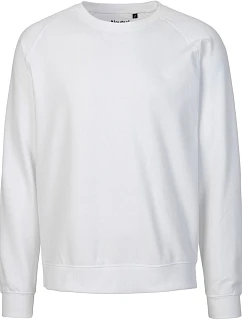 O Unisex raglánová mikina z bio bavlny white model 22504824 - Neutral