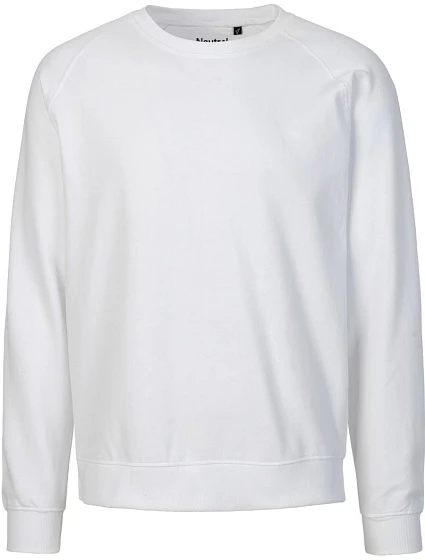 Neutral O 63001 Unisex raglánová mikina z bio bavlny 77.6301 white Neutral O 63001 Unisex raglánová mikina z bio bavlny 77.6301 white