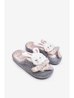 Dětské pantofle na tlusté podrážce šedé model 21641392 - Boto