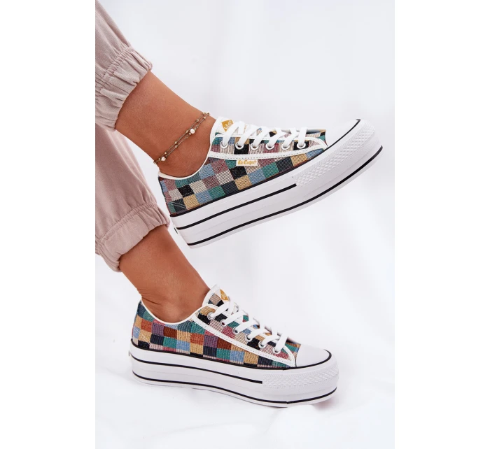 Vzorované Dámské Tenisky Na Platformě model 21693962 Multikolor - Lee Cooper