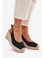 Dámské Sandály Na S Pletením Černé model 21699438 - Boto Dámské Sandály Na S Pletením Černé model 21699438 - Boto