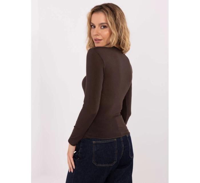 Bluzka IT BZ model 21757247 brązowy - FPrice Bluzka IT BZ model 21757247 brązowy - FPrice