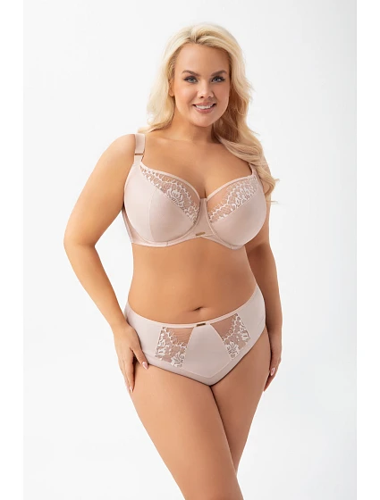 BIG SOFT BRA BEIGE model 21211614 - Gorsenia