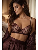 Podprsenka DARK CHOCOLATE SOFT model 22345894 - MEDIOLANO Podprsenka DARK CHOCOLATE SOFT model 22345894 - MEDIOLANO