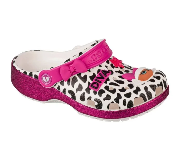 Crocs LOL Surprise Diva Girls Classic Clog Jr dřeváky 209465-100 Crocs LOL Surprise Diva Girls Classic Clog Jr dřeváky 209465-100