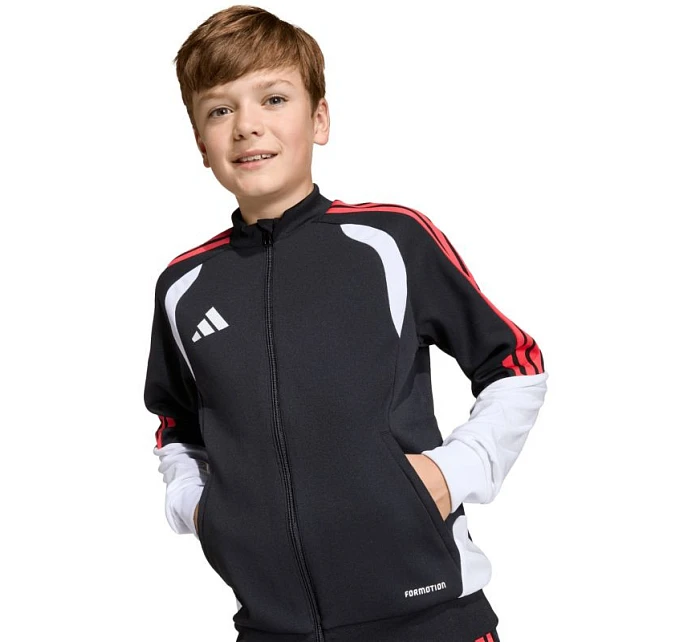 Dětská mikina adidas Tiro 26 Competition Training černá, bílá a červená KC3791