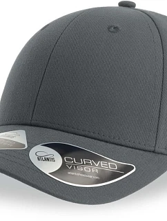 Atlantis Headwear Joshua 6 panelová baseballová kšiltovka 33.0109 dark grey