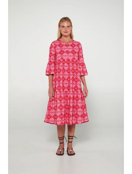 Vamp - Dlouhý vyšívaný kaftan 20452 - Vamp