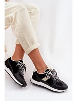 Dámské tenisky z eko kůže Černé Kelira