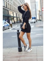 Kožené Sportovní Obuv Sneakers GOE Stříbrné Kožené Sportovní Obuv Sneakers GOE Stříbrné