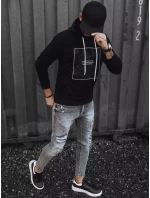 Pánská černá mikina model 21966823 - Dstreet