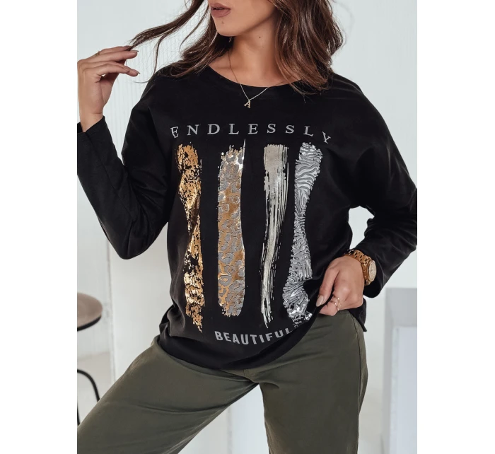 dámská halenka oversize černá Dstreet model 21982021 - FashionStreet