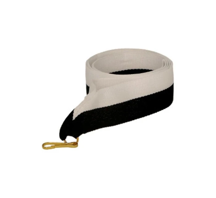 Stuha 22 mm - bílá a černá Stuha 22 mm - bílá a černá