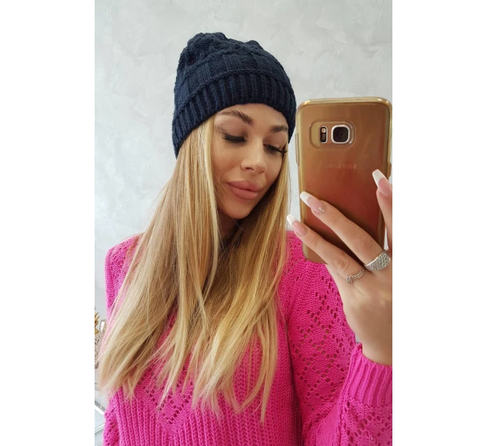 Fleecová čepice Marta K231 navy blue Fleecová čepice Marta K231 navy blue