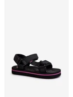 Dámské sandály na platformě model 21649068 Černé - Lee Cooper