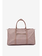 Vzorovaná Cestovní Taška Béžová Dámská model 22111584 - Flora&Co