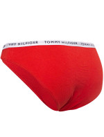 Tommy Hilfiger 3Pack tanga kalhotky UW0UW028280R2 Brown/Red/Ecru