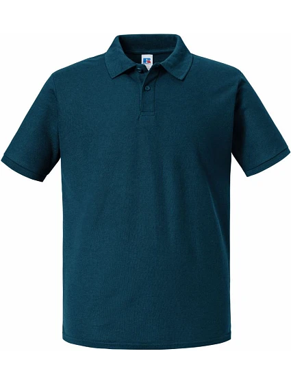 Russell Athletic 570M Pánské piqué polo "Authentic Eco" 10.570M petrol blue Russell Athletic 570M Pánské piqué polo "Authentic Eco" 10.570M petrol blue