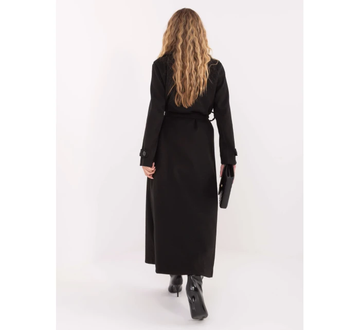 Płaszcz IT PL model 21755229 czarny - FPrice Płaszcz IT PL model 21755229 czarny - FPrice