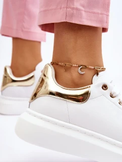 Dámská sportovní obuv GOE LL2N4011 Bílá a zlatá