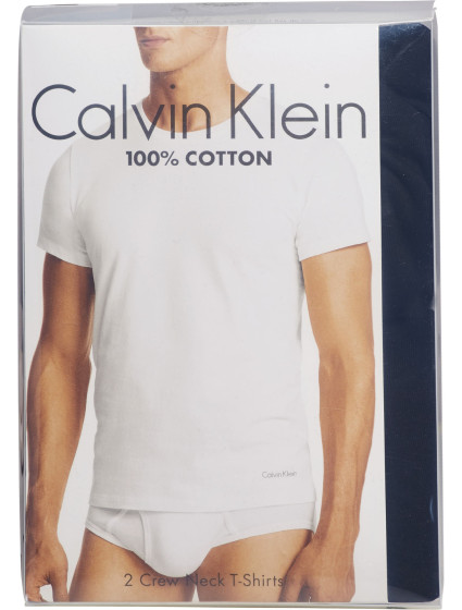 Pánské tílko 2 Pack Lounge Tank Tops Modern Cotton 000NB1099A100 bílá - Calvin Klein