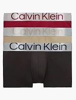 Pánské boxerky NB3074A 6IF černá/béžová/bordó - Calvin Klein