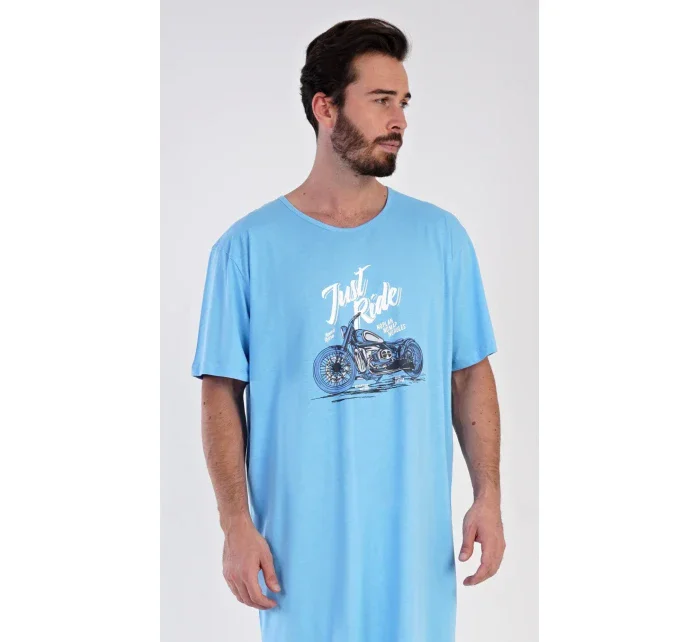 Pánská noční košile s krátkým rukávem Samuel