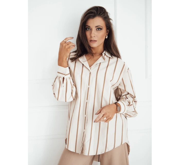 TENESI dámská košile béžová FashionStreet DY0380