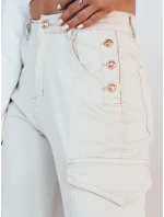 Dámské cargo kalhoty RIMANS light beige FashionStreet UY1935