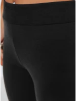 Dámské 3/4 legíny s vysokým pasem černé FashionStreet UY2738