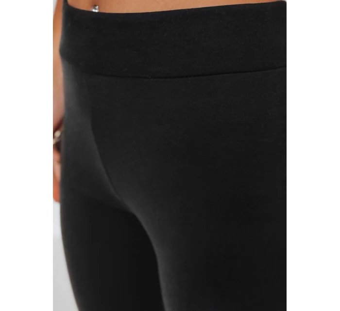 Dámské 3/4 legíny s vysokým pasem černé FashionStreet UY2738