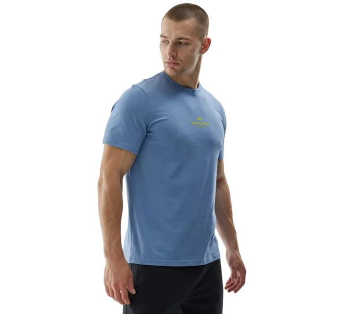 Pánské tričko 4F M2961 denim 4FWAW25TTSHM2961 32S pánské Pánské tričko 4F M2961 denim 4FWAW25TTSHM2961 32S pánské