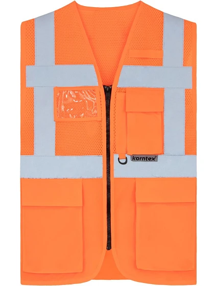 Korntex KXEXQ – Athens Hi-Vis multifunkční vesta 76.XEXQ hi vis orange Korntex KXEXQ – Athens Hi-Vis multifunkční vesta 76.XEXQ hi vis orange