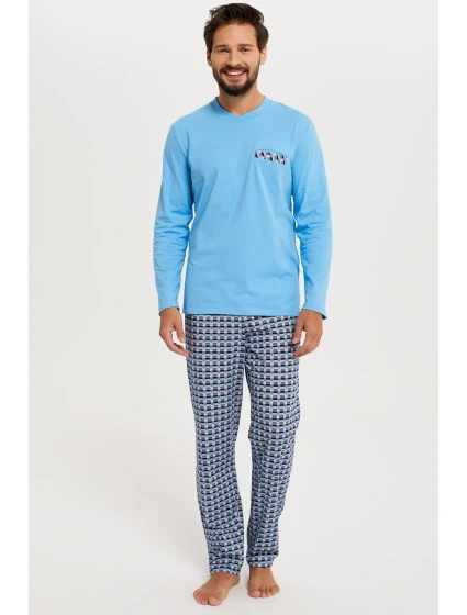 Italian Fashion Jaromir long length sp. barva:modrá/print Italian Fashion Jaromir long length sp. barva:modrá/print