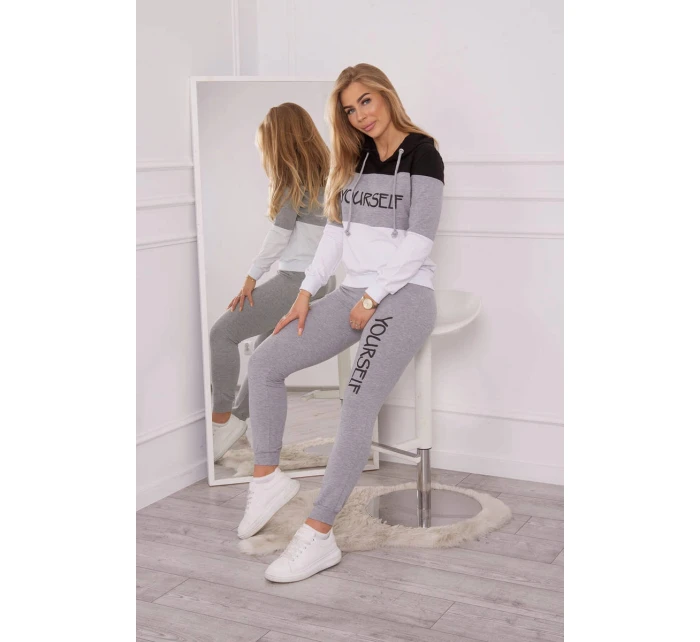 Sada s potiskem Sama černá+šedá Sada s potiskem Sama černá+šedá