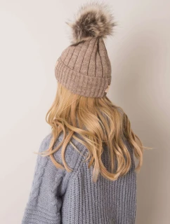 Czapka JK CZ model 18965244 ciemny bezowy - FPrice