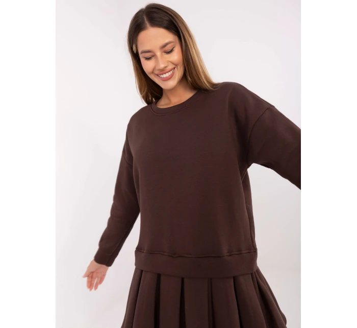 Sukienka MI SK model 21441306 ciemny brązowy - FPrice