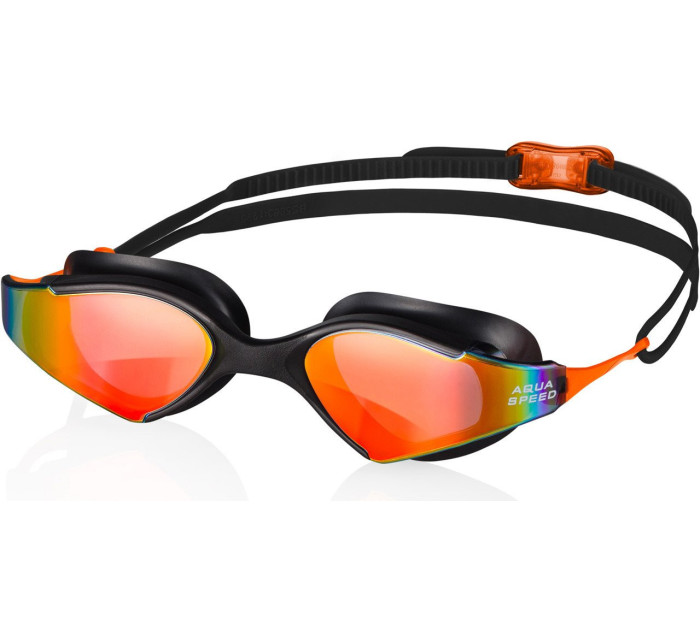 Plavecké brýle AQUA SPEED Blade Mirror Black/Orange