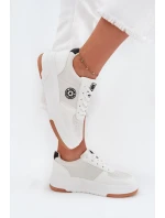 Dámské tenisky na platformě Big Star HI-POLY SYSTEM – bílé Dámské tenisky na platformě Big Star HI-POLY SYSTEM – bílé