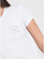 Dámské tričko 163139 4R223 00010 bílé - Emporio Armani Dámské tričko 163139 4R223 00010 bílé - Emporio Armani
