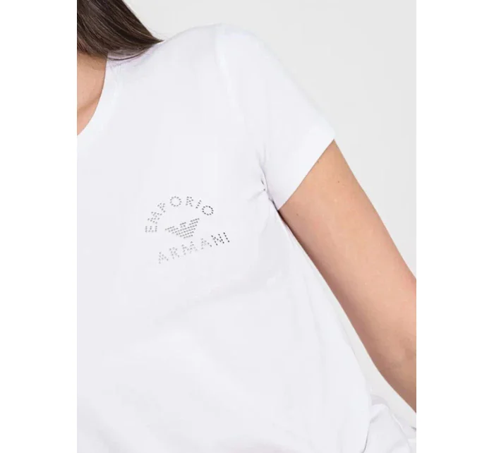 Dámské tričko 163139 4R223 00010 bílé - Emporio Armani Dámské tričko 163139 4R223 00010 bílé - Emporio Armani