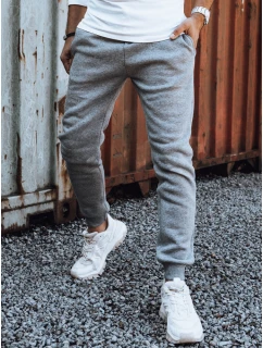 Světle šedé pánské kalhoty FashionStreet UX4430